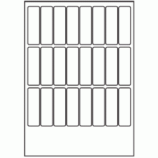 150 - Label Size 23mm x 73mm - 24 labels per sheet 