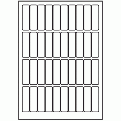 100 A4 Sheets of 270 Labels Per Sheet Size 17.8 mm x 10mm