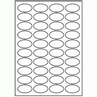 154 - Label Size 45mm x 25mm - 40 labels per sheet