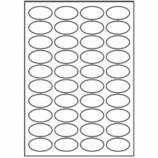 154 - Label Size 45mm x 25mm - 40 labels per sheet 