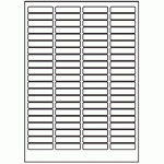 158 - Label Size 46mm x 11.1mm - 84 labels per sheet