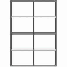 159 - Label Size 97mm x 66mm (With Perforation) - 8 labels per sheet 