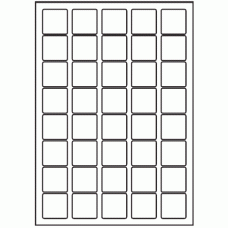 162 - Label Size 33mm x 33mm - 40 labels per sheet