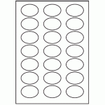 167 - Label Size 50mm x 35mm - 21 labels per sheet