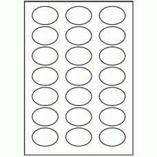 167 - Label Size 50mm x 35mm - 21 labels per sheet