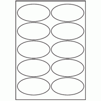 168 - Label Size 98mm x 52mm - 10 labels per sheet