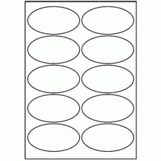 168 - Label Size 98mm x 52mm - 10 labels per sheet 