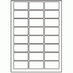 173 - Label Size 60mm x 32mm - 24 labels per sheet