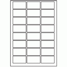 173 - Label Size 60mm x 32mm - 24 labels per sheet 