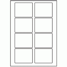 177 - Label Size 80mm x 65mm - 8 labels per sheet