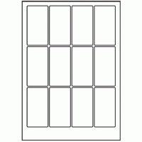 178 - Label Size 45mm x 84mm - 12 labels per sheet