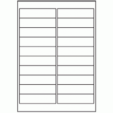 180 - Label Size 98mm x 25.4mm - 20 labels per sheet 