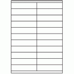 181 - Label Size 105mm x 25.4mm - 22 labels per sheet