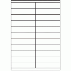 181 - Label Size 105mm x 25.4mm - 22 labels per sheet