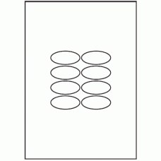 183 - Label Size 55mm x 25mm - 8 labels per sheet 