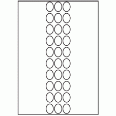 184 - Label Size 19mm x 25mm - 30 labels per sheet 