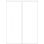 40012 - Label Size 105mm x 285.2mm - 2 label(s) per sheet