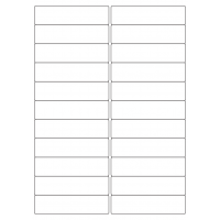 40016 - Label Size 100mm x 25.4mm - 22 label(s) per sheet