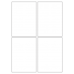 40017 - Label Size 99mm x 139mm - 4 label(s) per sheet