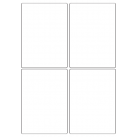 40017 - Label Size 99mm x 139mm - 4 label(s) per sheet