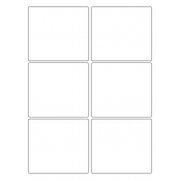 40018 - Label Size 99mm x 89mm - 6 label(s) per sheet