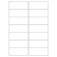 40021 - Label Size 99mm x 40mm - 14 label(s) per sheet