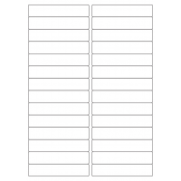 40023 - Label Size 99mm x 20mm - 28 label(s) per sheet