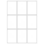 40038 - Label Size 65mm x 93mm - 9 label(s) per sheet