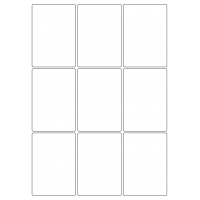 40038 - Label Size 65mm x 93mm - 9 label(s) per sheet