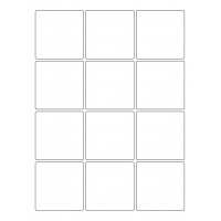 40039 - Label Size 65mm x 65mm - 12 label(s) per sheet