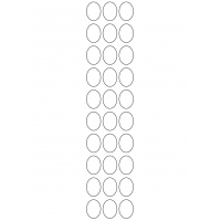 40184 - Label Size 19mm x 25mm - 30 label(s) per sheet
