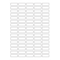 40240 - Label Size 34.827mm x 11.827mm - 80 label(s) per sheet