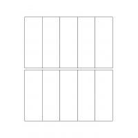 40243 - Label Size 38mm x 110mm - 10 label(s) per sheet