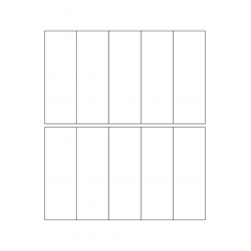 40243 - Label Size 38mm x 110mm - 10 label(s) per sheet