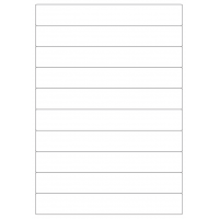 40244 - Label Size 200mm x 28.5mm - 10 label(s) per sheet