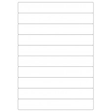 40244 - Label Size 200mm x 28.5mm - 10 label(s) per sheet