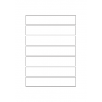 40246 - Label Size 145mm x 27.5mm - 7 label(s) per sheet