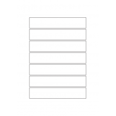 40246 - Label Size 145mm x 27.5mm - 7 label(s) per sheet