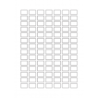 40247 - Label Size 20mm x 13mm - 98 label(s) per sheet