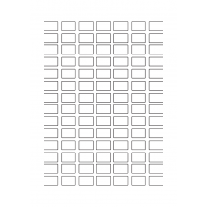 40247 - Label Size 20mm x 13mm - 98 label(s) per sheet