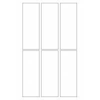 40249 - Label Size 50mm x 138mm - 6 label(s) per sheet