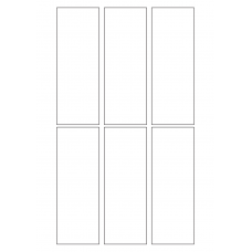 40249 - Label Size 50mm x 138mm - 6 label(s) per sheet