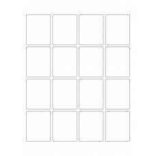 40256 - Label Size 46mm x 57mm - 16 label(s) per sheet