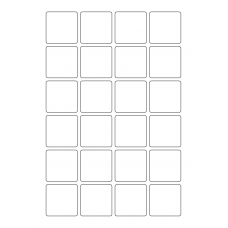 40260 - Label Size 41mm x 41mm - 24 label(s) per sheet