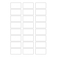 40261 - Label Size 55mm x 30mm - 24 label(s) per sheet