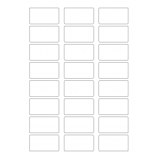 40261 - Label Size 55mm x 30mm - 24 label(s) per sheet