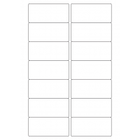 40262 - Label Size 85mm x 40mm - 14 label(s) per sheet