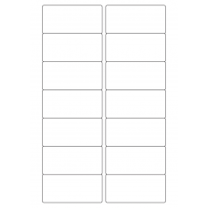 40262 - Label Size 85mm x 40mm - 14 label(s) per sheet