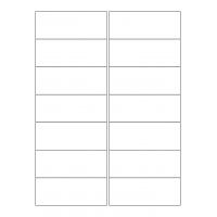 40267 - Label Size 98mm x 38mm - 14 label(s) per sheet