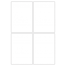 40275 - Label Size 96mm x 139mm - 4 label(s) per sheet